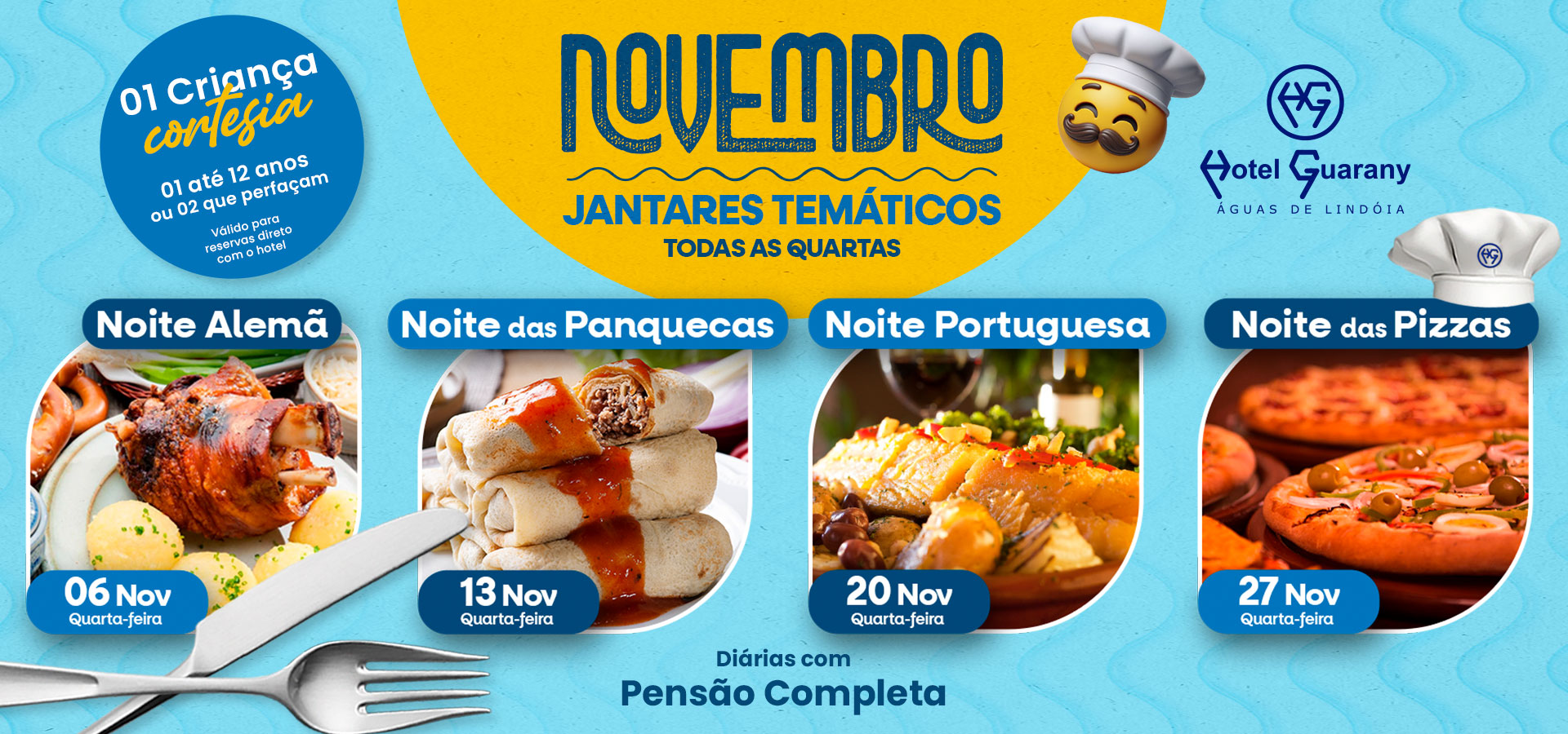 Novembro Jantares Temáticos